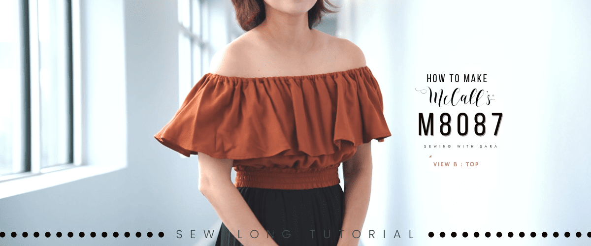 McCall’s M8087 | Sew Along Tutorial from Sewing Therapy