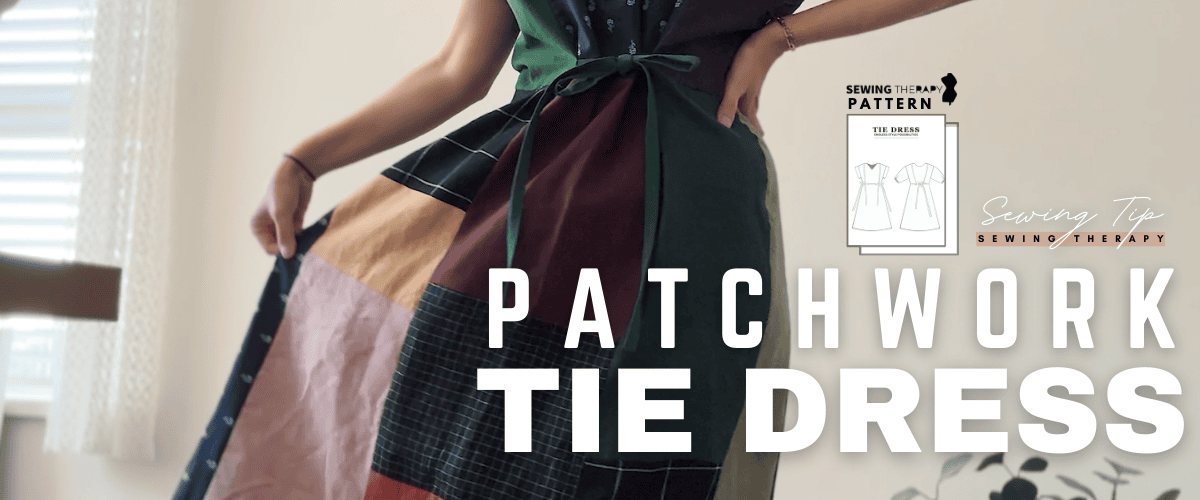 Make One Of A Kind Patchwork Tie Dress With Me