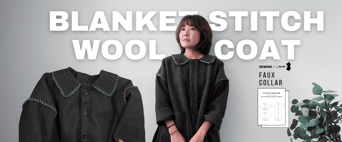 Sewing a One-of-a-Kind Blanket Stitch Wool Coat